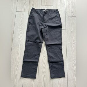Women's Dark Gray Casual Pants Size 6 Loft by Ann Taylor
